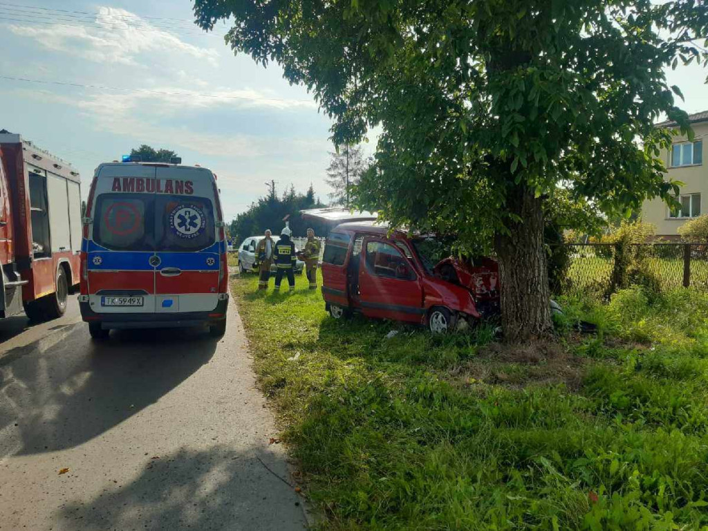 Wypadek w Chobrzanach