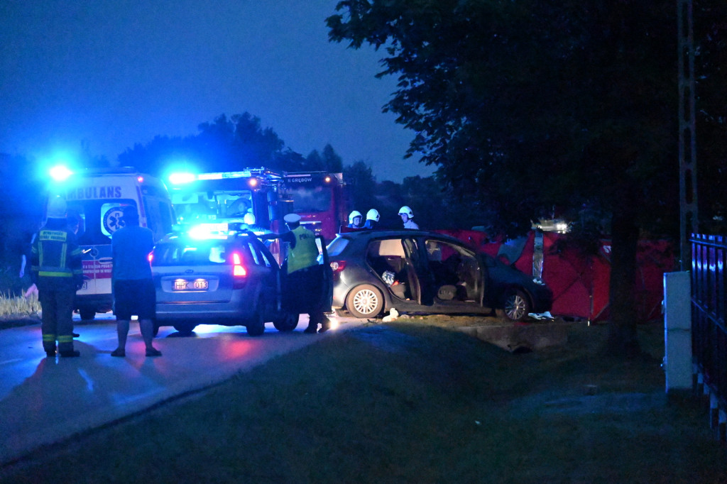 Śmiertelny Wypadek pomiędzy Grębowem i Zabrniem