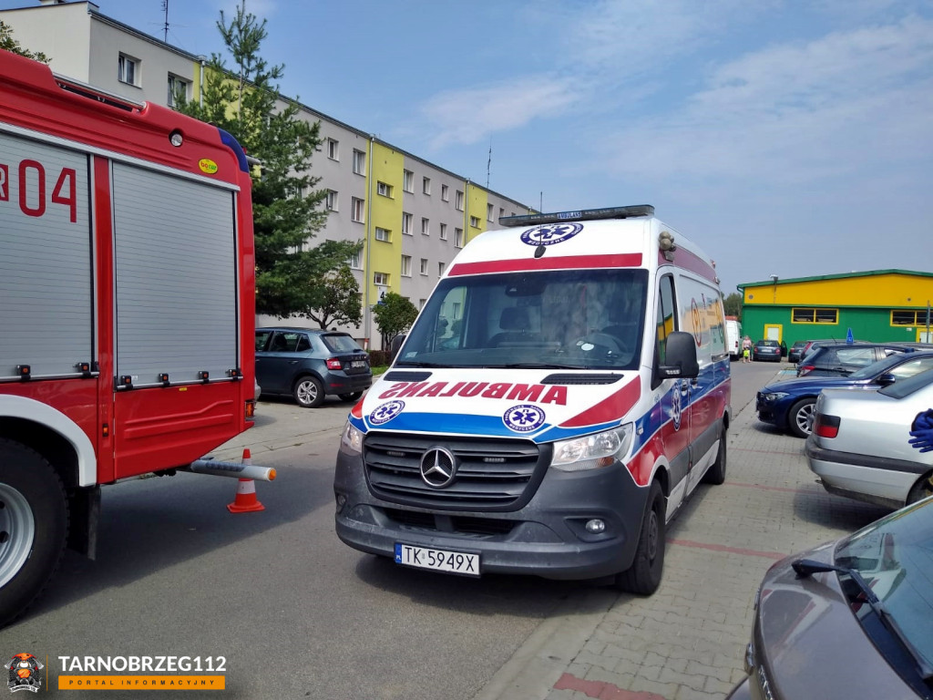 Zderzenie motorowerzysty z autem w Skopaniu