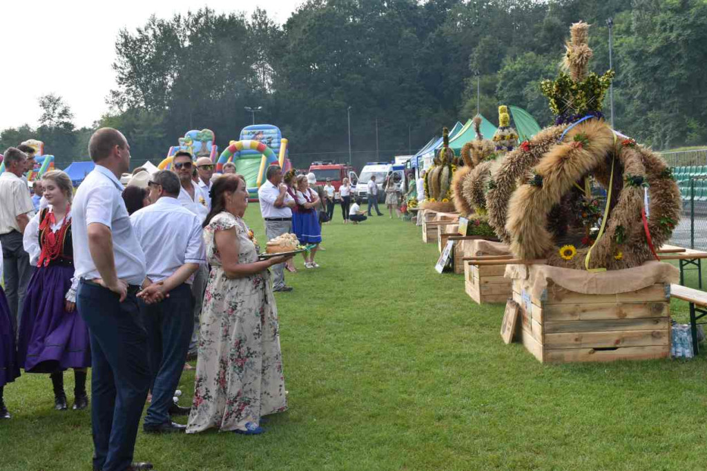Dożynki powiatu sandomierskiego w Dwikozach