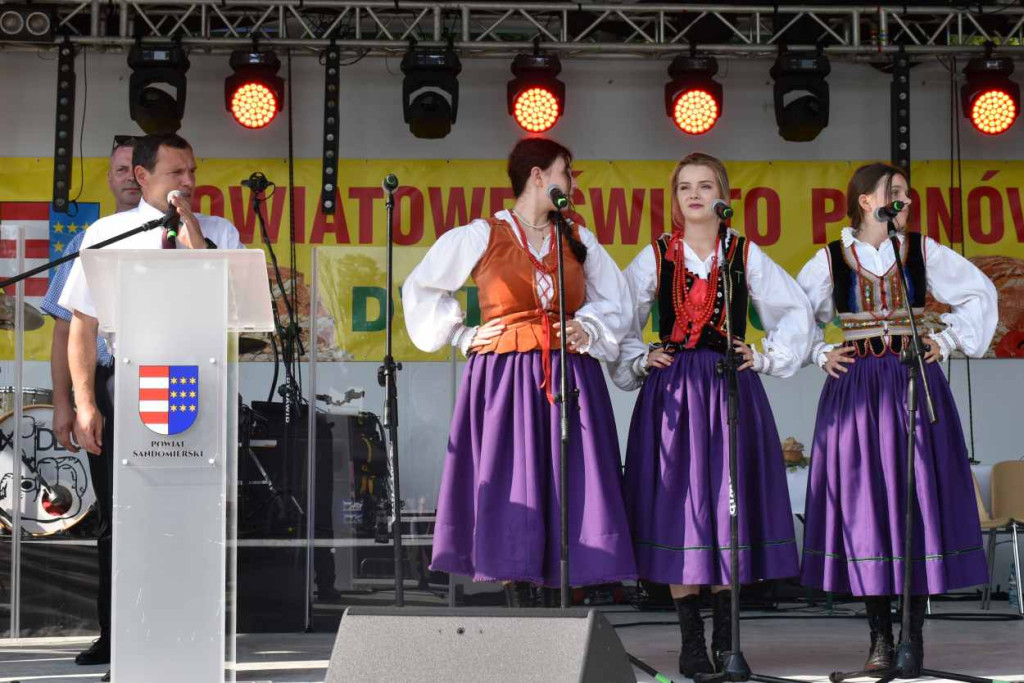 Dożynki powiatu sandomierskiego w Dwikozach