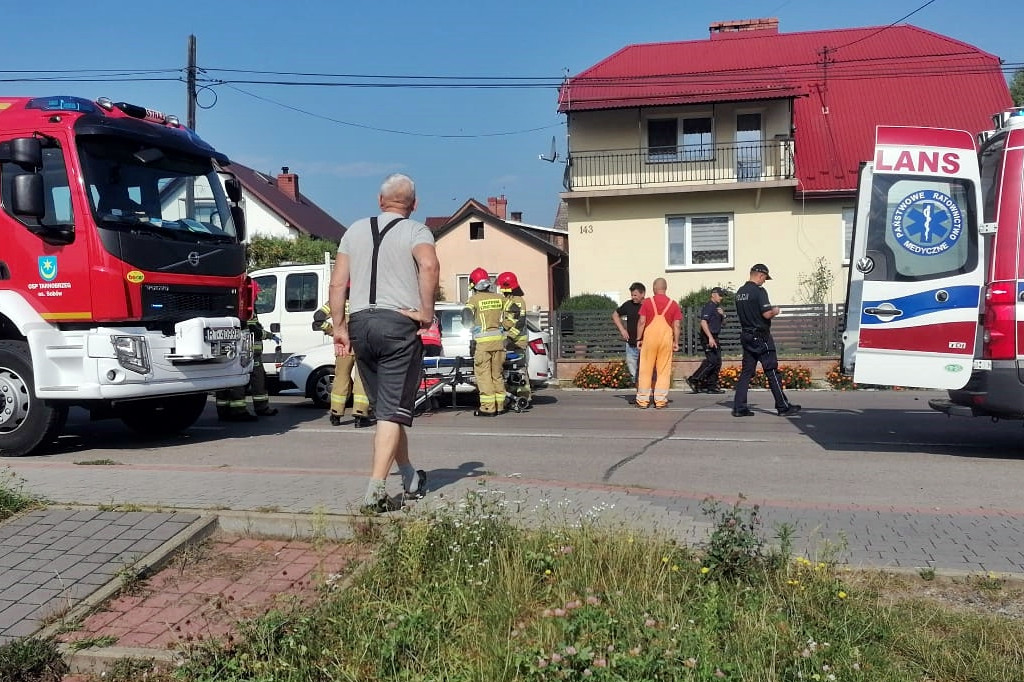 Wypadek w Sobowie - 23.08.2023