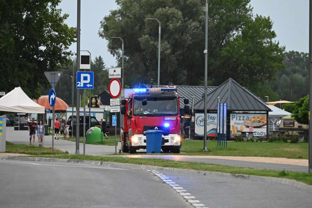 Akcja służb nad Jeziorem Tarnobrzeskim - 26.08.23