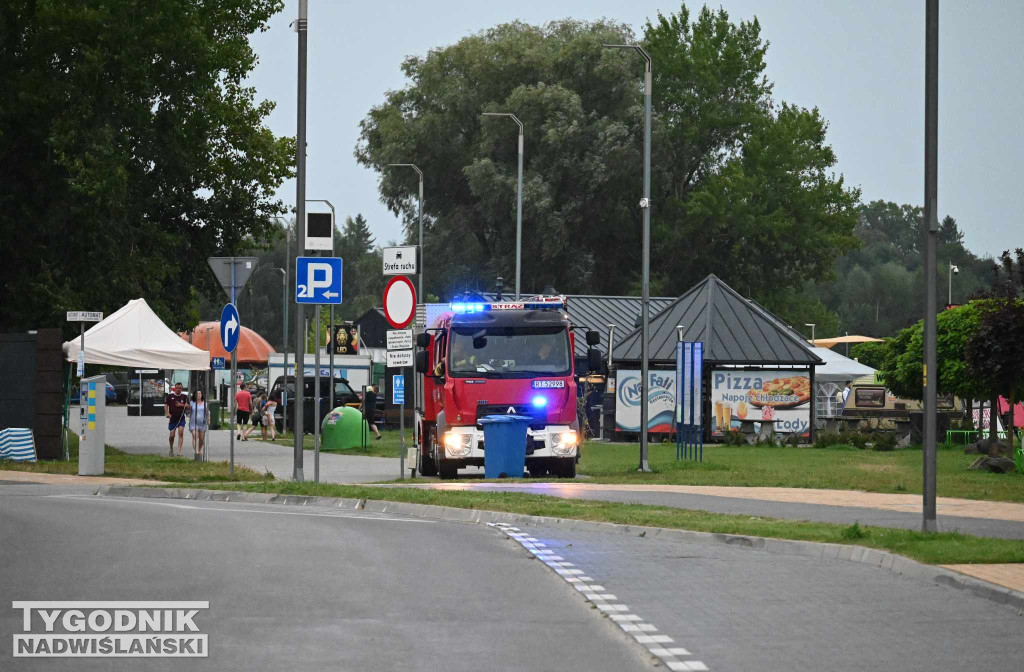 Akcja służb nad Jeziorem Tarnobrzeskim - 26.08.23