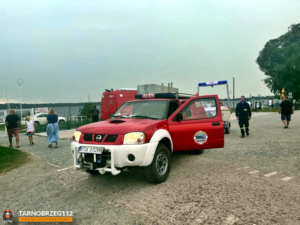 Akcja służb nad Jeziorem Tarnobrzeskim - 26.08.23