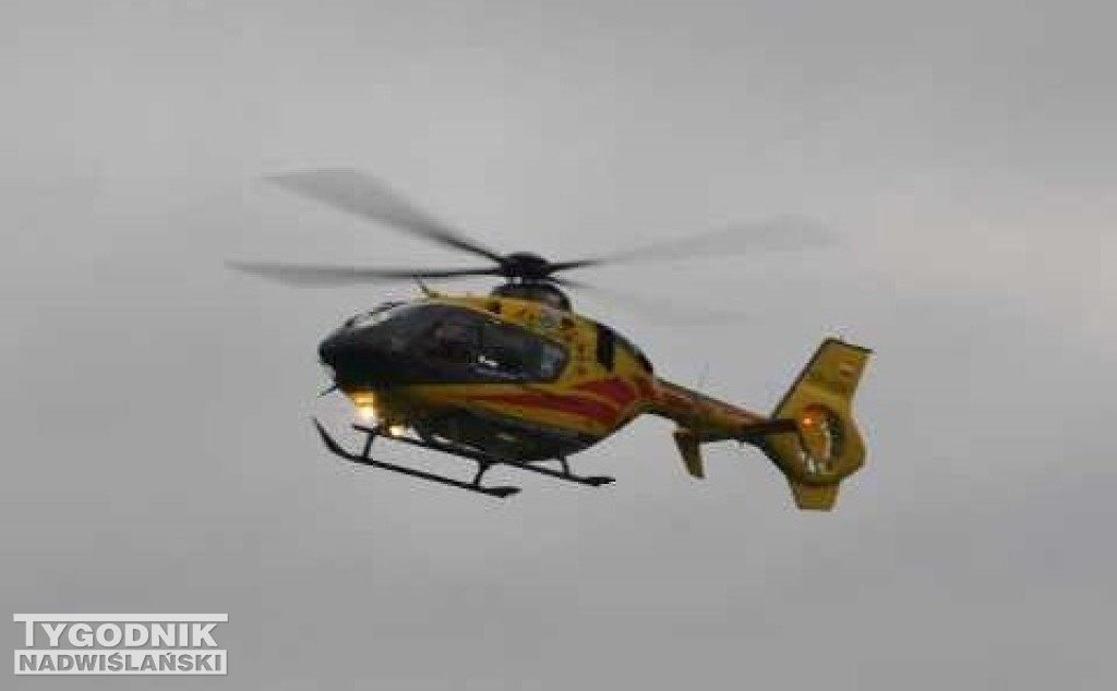 Lądowanie śmigłowca LPR w Tarnobrzegu - 29.08.23