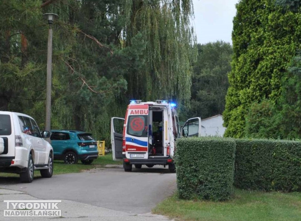 Lądowanie śmigłowca LPR w Tarnobrzegu - 29.08.23