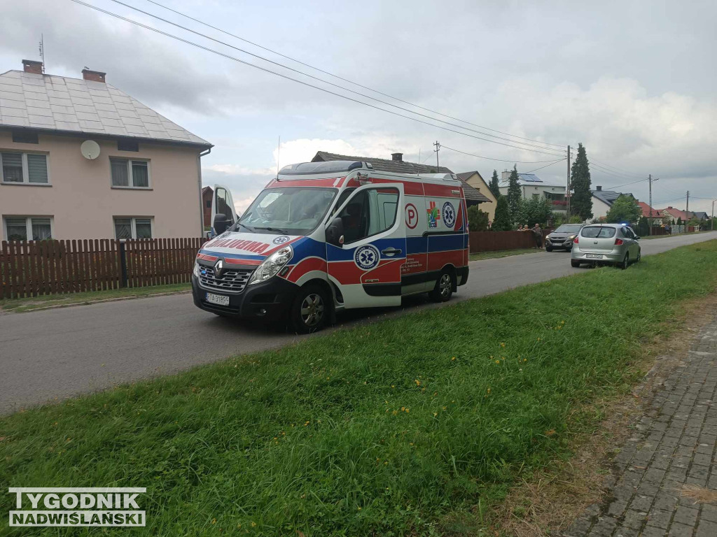 Wypadek motocyklisty w Rozalinie - 30.08.23