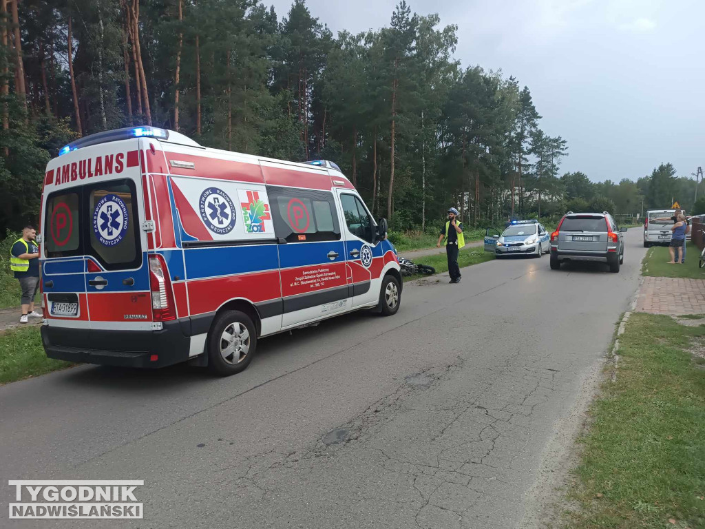 Wypadek motocyklisty w Rozalinie - 30.08.23