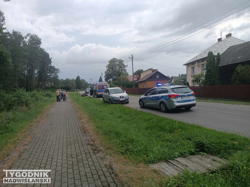 Wypadek motocyklisty w Rozalinie - 30.08.23