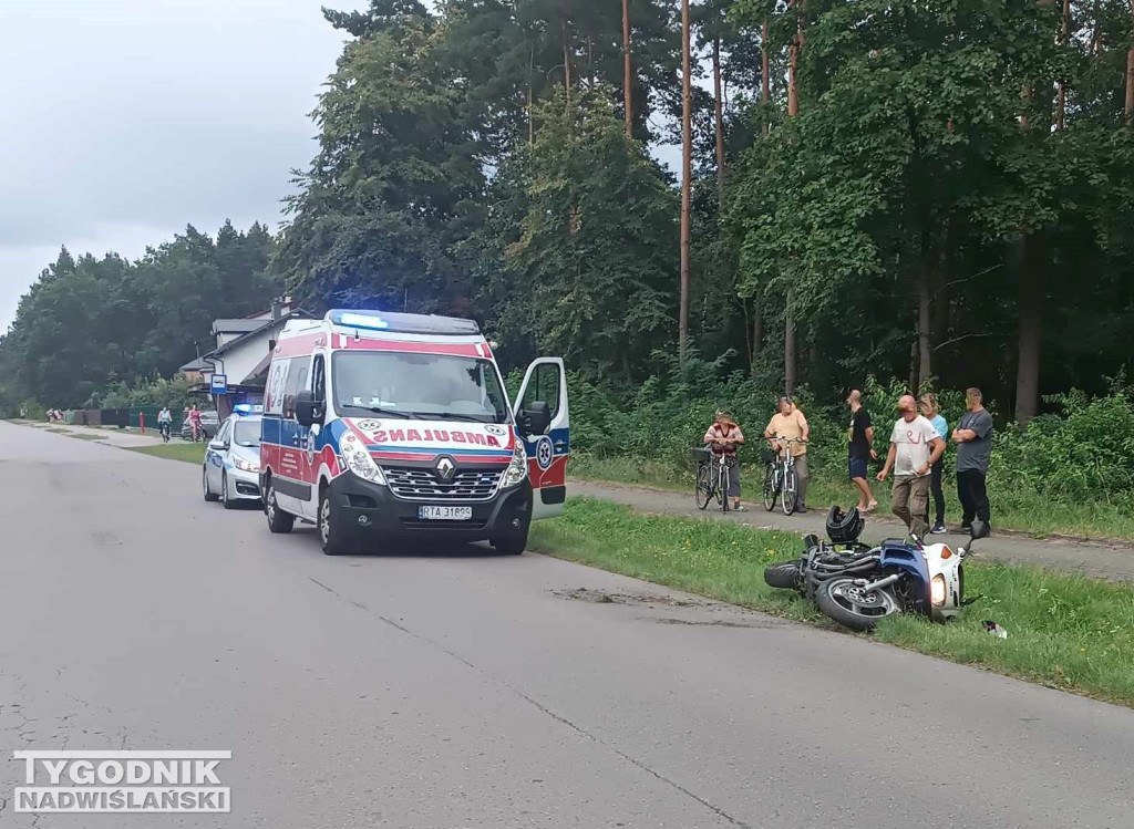 Wypadek motocyklisty w Rozalinie - 30.08.23