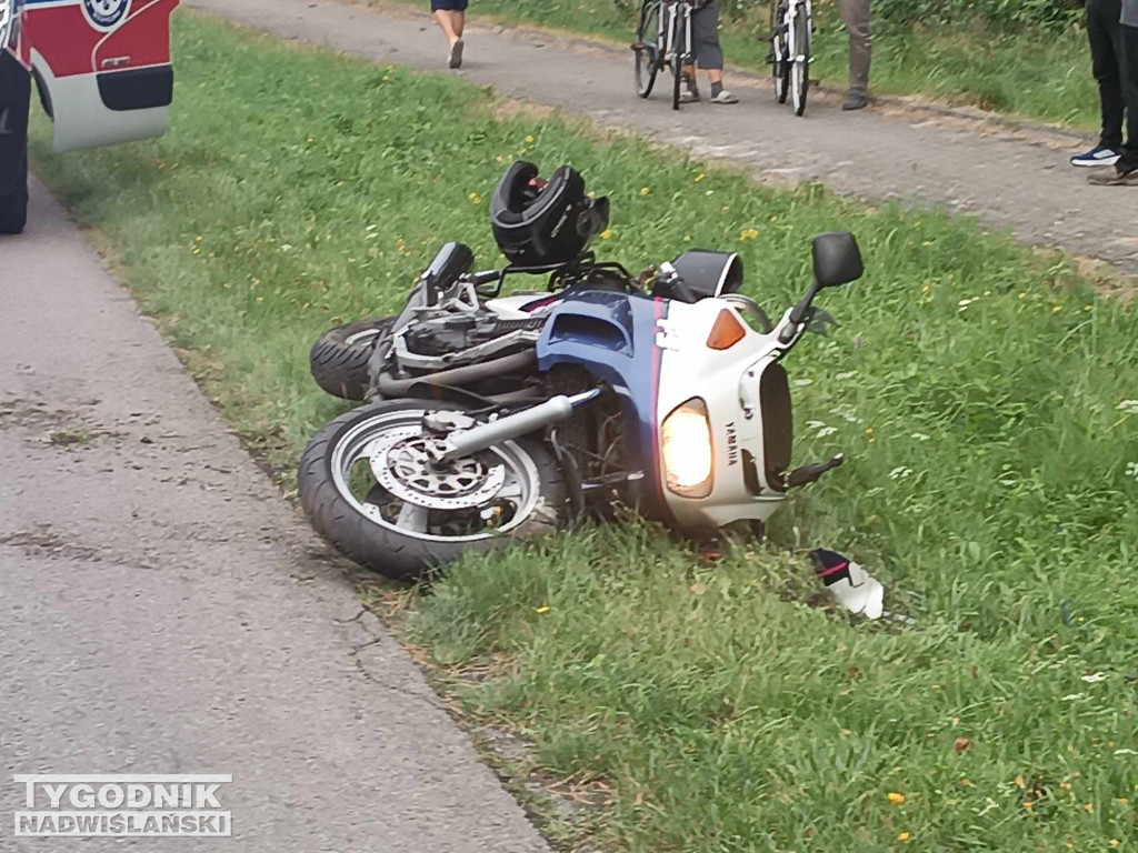 Wypadek motocyklisty w Rozalinie - 30.08.23
