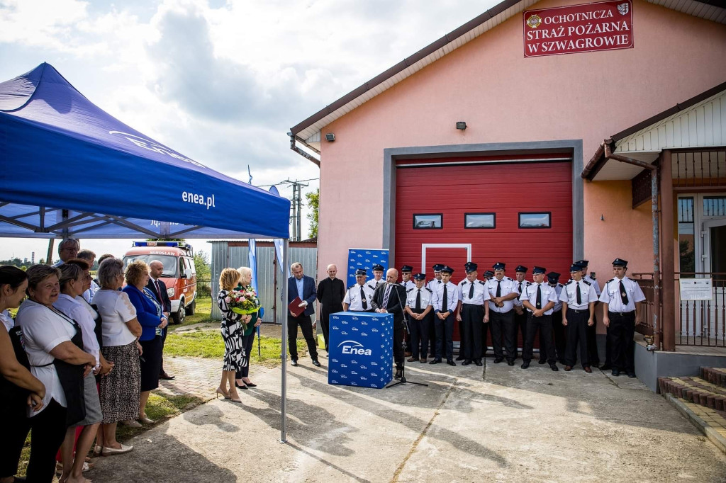 Fundacja Enea wsparła druhów z OSP Szwagrów