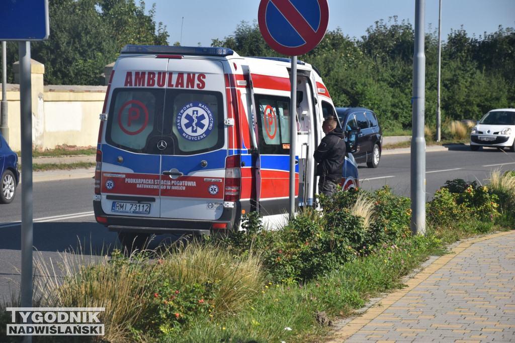 Wypadek na ul. Sikorskiego w Tarnobrzegu