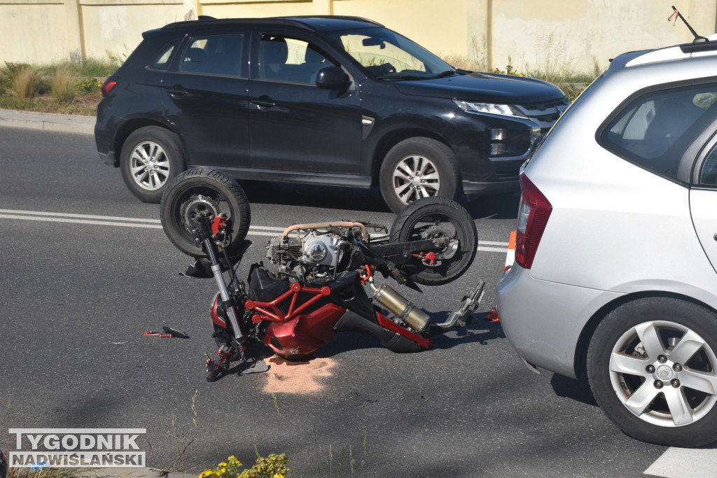 Wypadek na ul. Sikorskiego w Tarnobrzegu