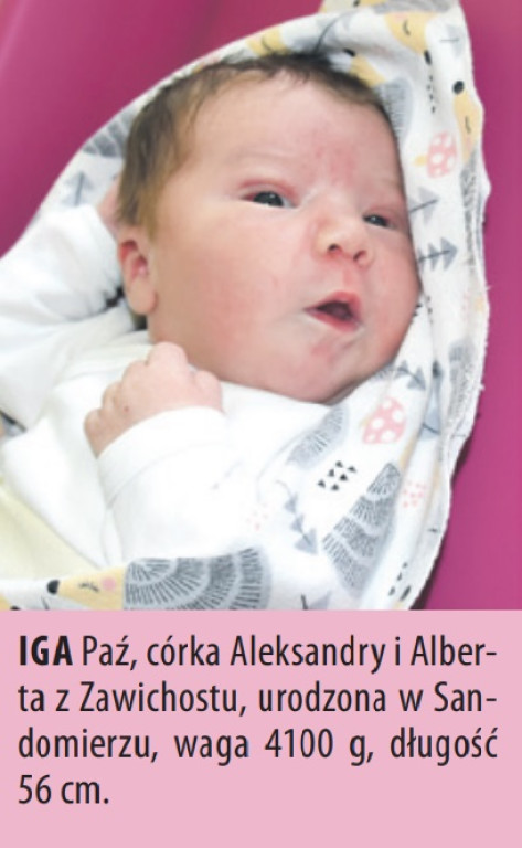 Zdjęcia dzieci urodzonych w naszych szpitalach