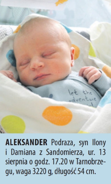 Zdjęcia dzieci urodzonych w naszych szpitalach