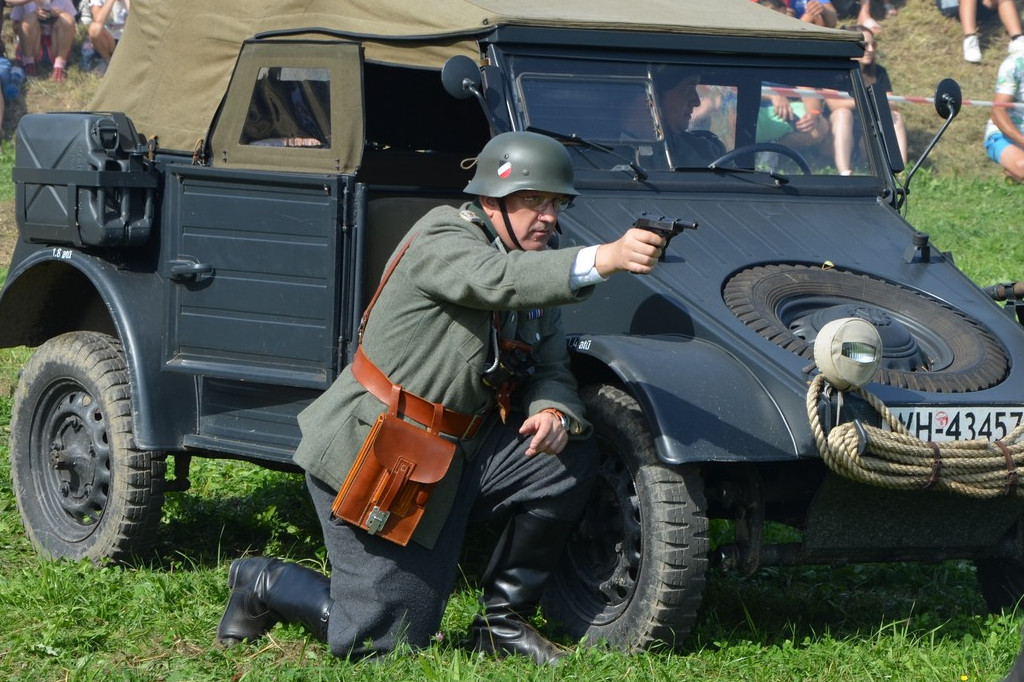 Odtworzyli bitwę pod Osiekiem z września 1939 r.