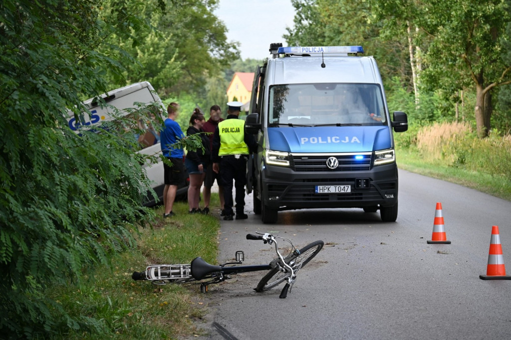 Potrącenie 13-letniego rowerzysty w Stalach