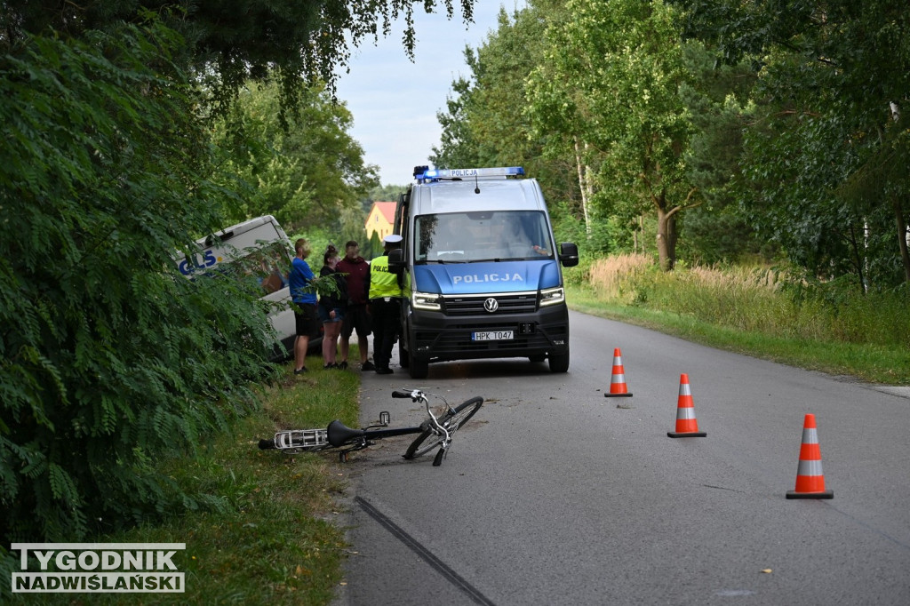 Potrącenie 13-letniego rowerzysty w Stalach