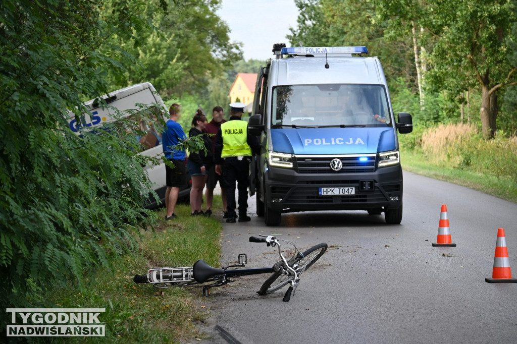 Potrącenie 13-letniego rowerzysty w Stalach