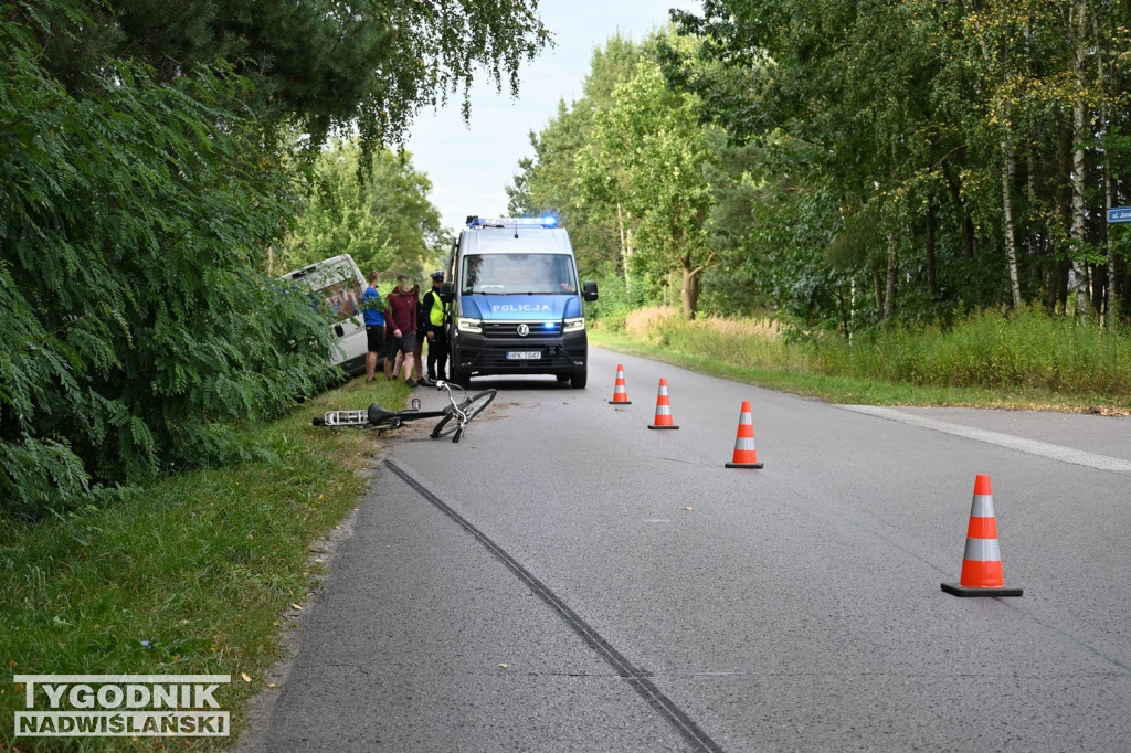 Potrącenie 13-letniego rowerzysty w Stalach