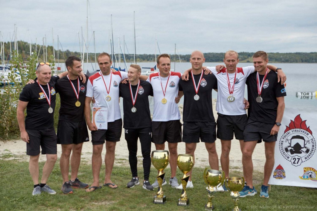 Mistrzostwa strażaków na Jeziorze Tarnobrzeskim