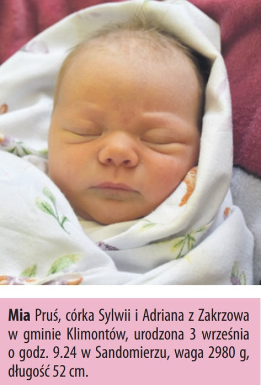 Zdjęcia dzieci urodzonych w naszych szpitalach