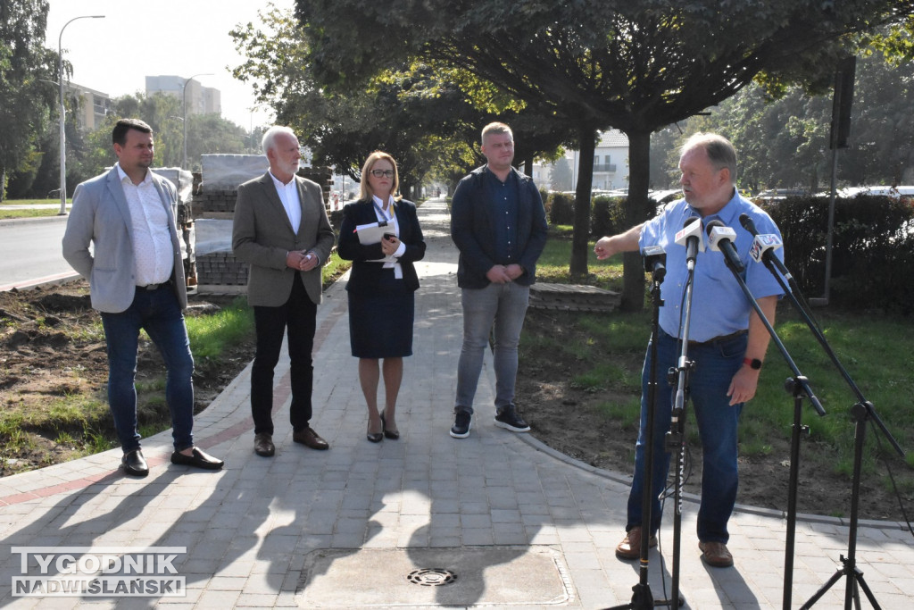 Konferencja w sprawie robót drogowych w Tarnobrzegu