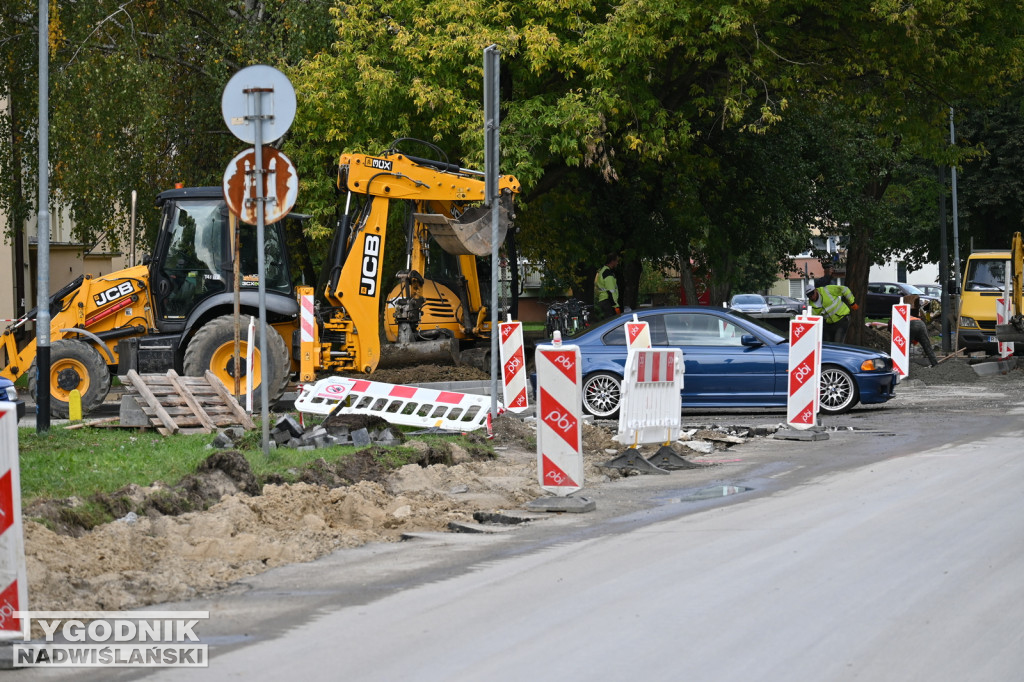 Remont ulicy Dąbrowskiej w Tarnobrzegu
