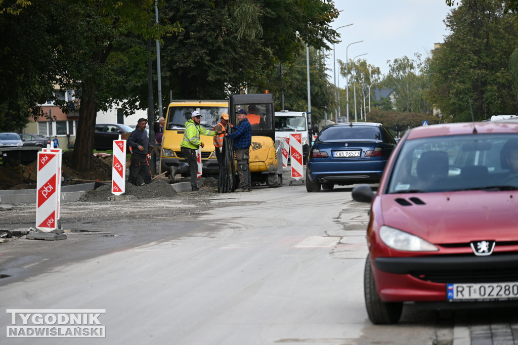Remont ulicy Dąbrowskiej w Tarnobrzegu