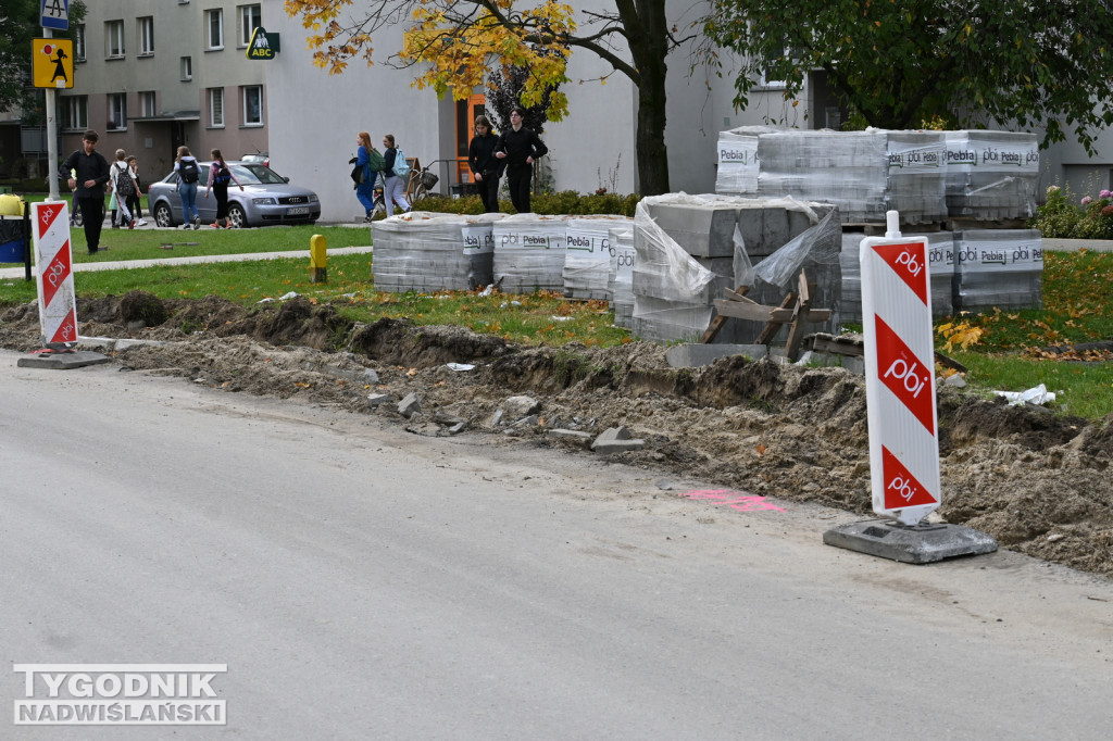 Remont ulicy Dąbrowskiej w Tarnobrzegu