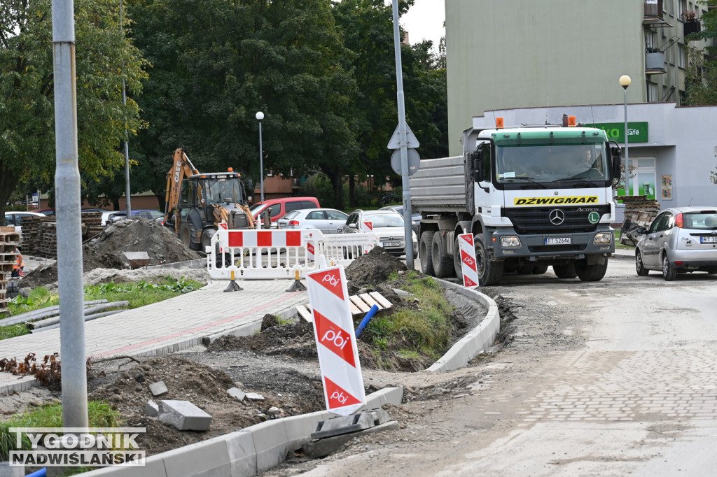 Remont ulicy Dąbrowskiej w Tarnobrzegu