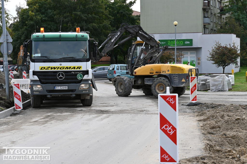 Remont ulicy Dąbrowskiej w Tarnobrzegu