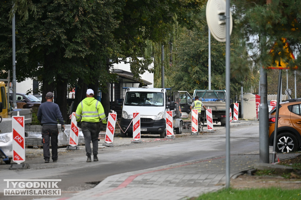 Remont ulicy Dąbrowskiej w Tarnobrzegu