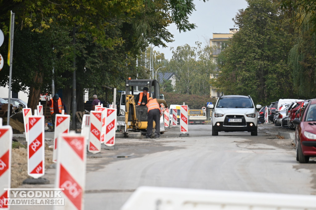 Remont ulicy Dąbrowskiej w Tarnobrzegu
