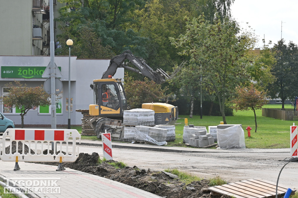 Remont ulicy Dąbrowskiej w Tarnobrzegu