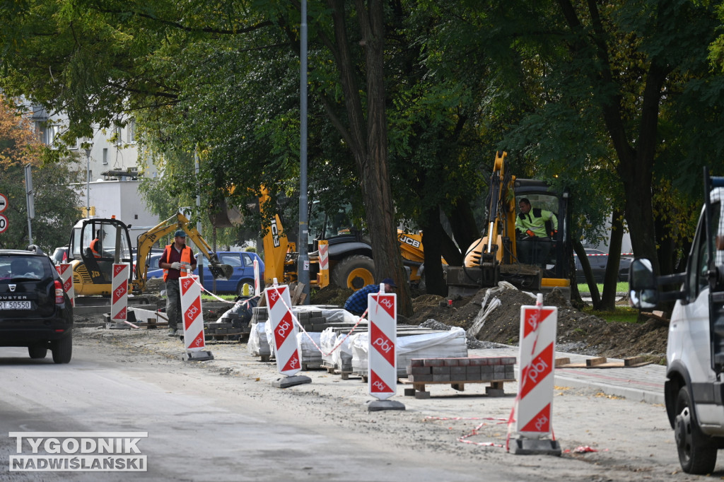 Remont ulicy Dąbrowskiej w Tarnobrzegu