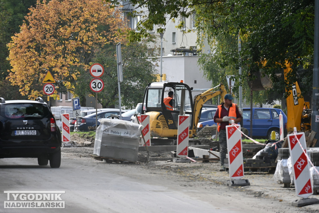 Remont ulicy Dąbrowskiej w Tarnobrzegu