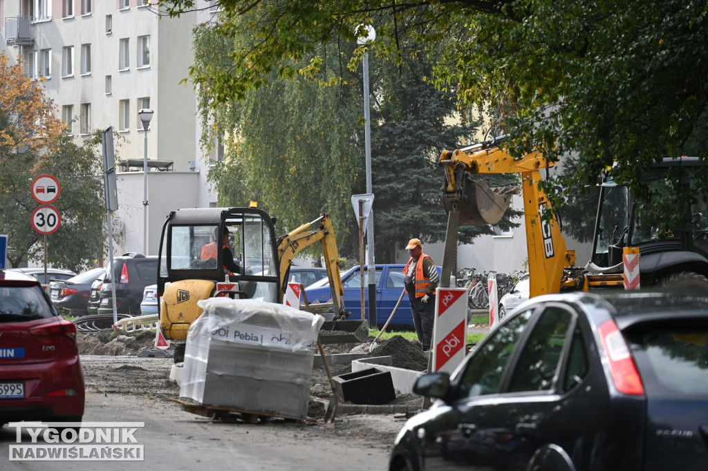 Remont ulicy Dąbrowskiej w Tarnobrzegu