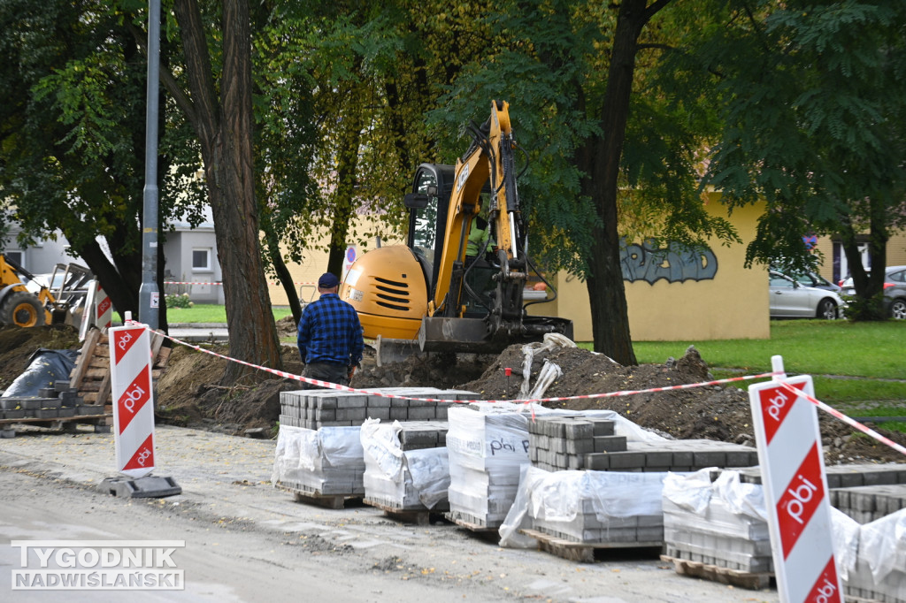 Remont ulicy Dąbrowskiej w Tarnobrzegu