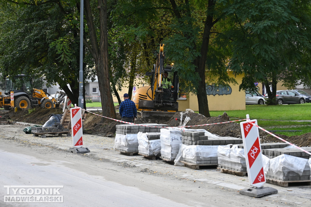 Remont ulicy Dąbrowskiej w Tarnobrzegu