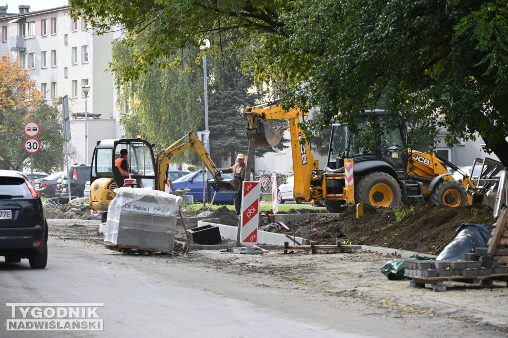 Remont ulicy Dąbrowskiej w Tarnobrzegu