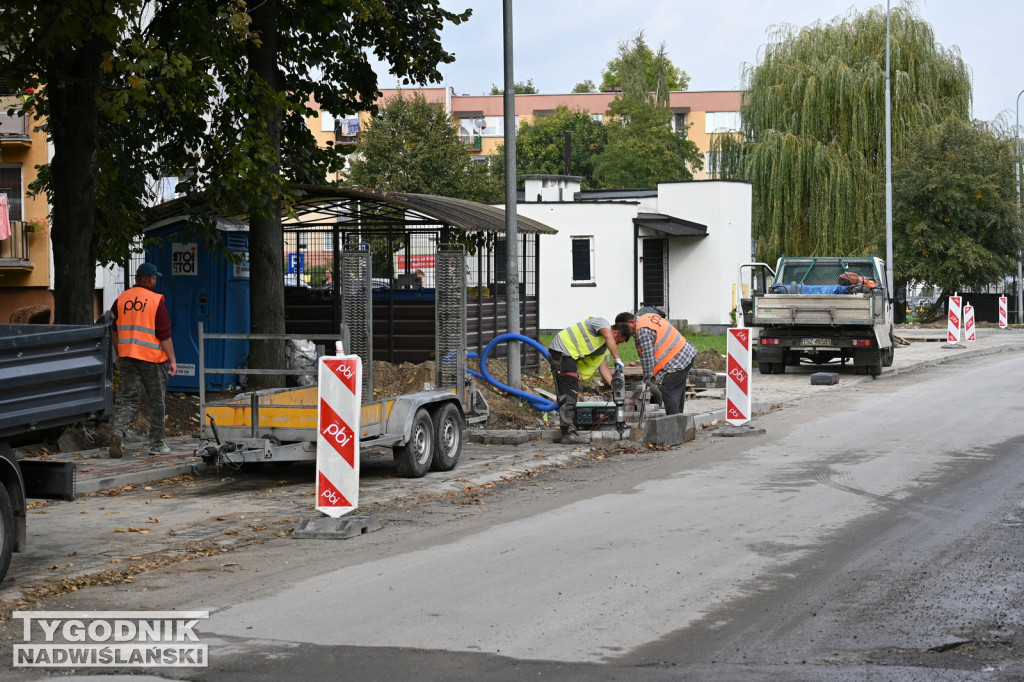 Remont ulicy Dąbrowskiej w Tarnobrzegu
