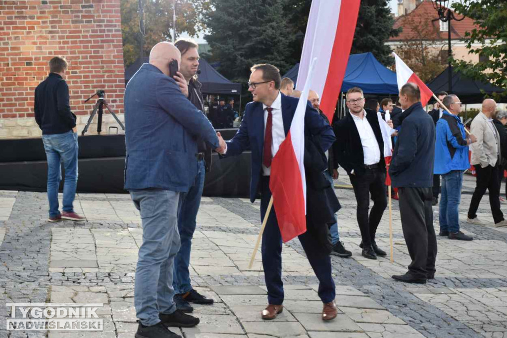 Wiec wyborczy PiS w Sandomierzu