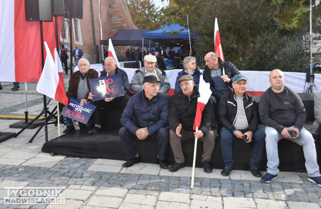 Wiec wyborczy PiS w Sandomierzu