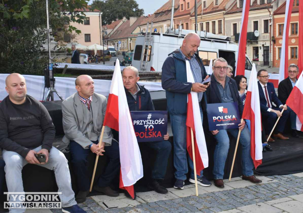 Wiec wyborczy PiS w Sandomierzu