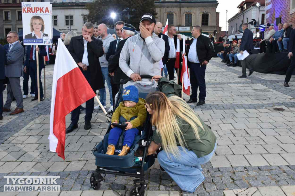 Wiec wyborczy PiS w Sandomierzu
