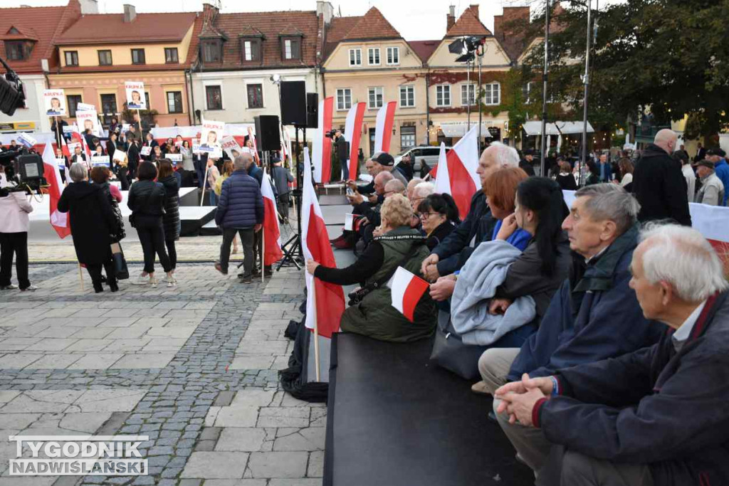 Wiec wyborczy PiS w Sandomierzu