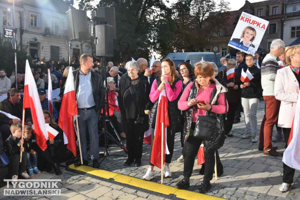 Wiec wyborczy PiS w Sandomierzu